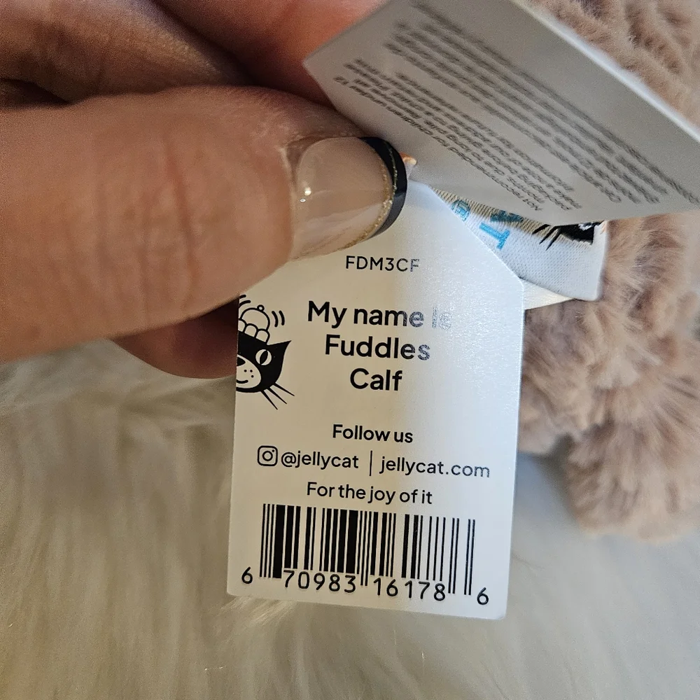 Jellycat Retired Heritage Collection Fuddles Calf